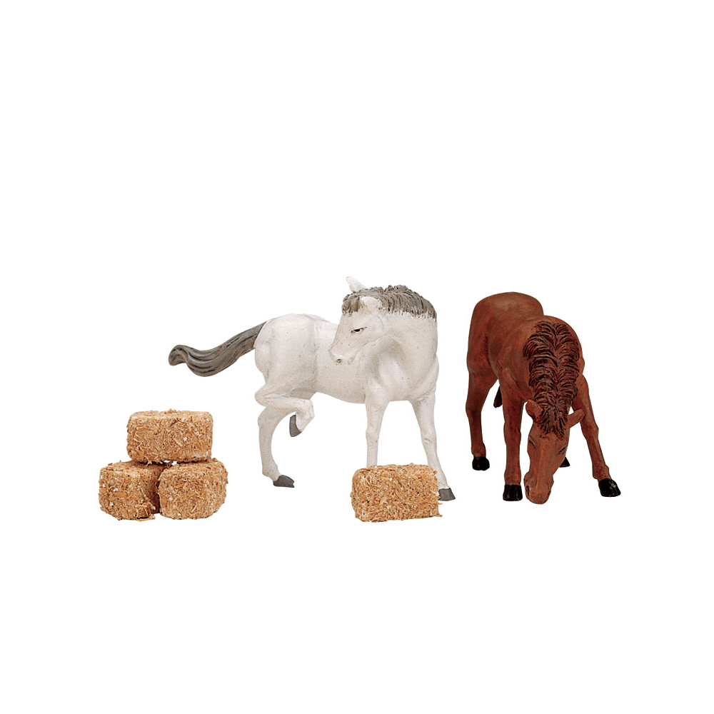 Lemax - Feed For The Horses - Set of 6 - - Polyresin - 0728162125118