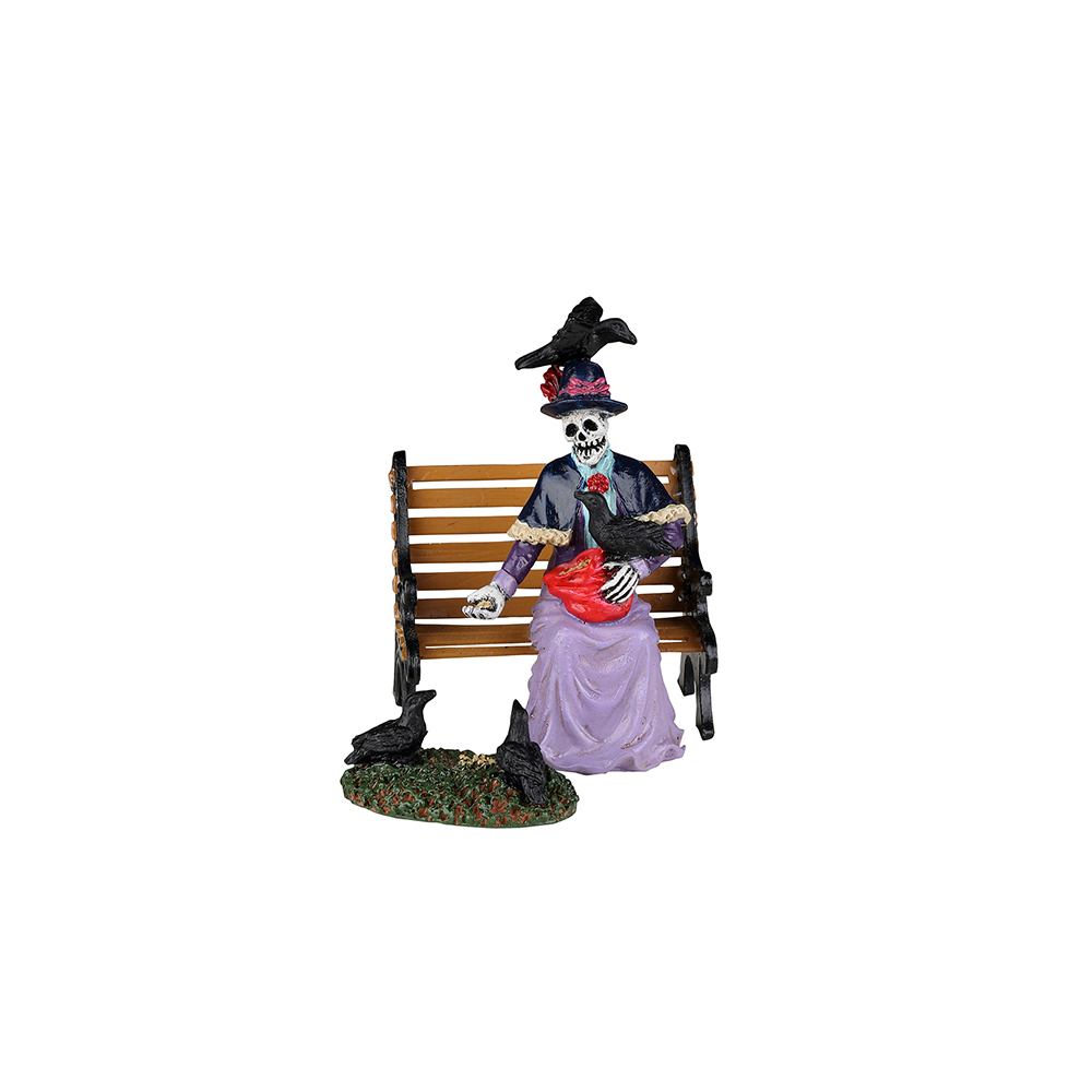 Spooky Town - Feeding the Birds - Set van 2 -   - Polyresin -  0728162221018