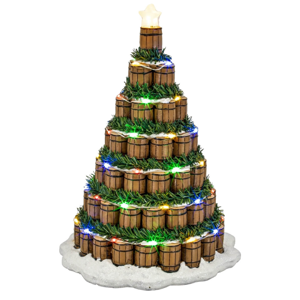 FG Square - Whiskey Barrel Christmas Tree