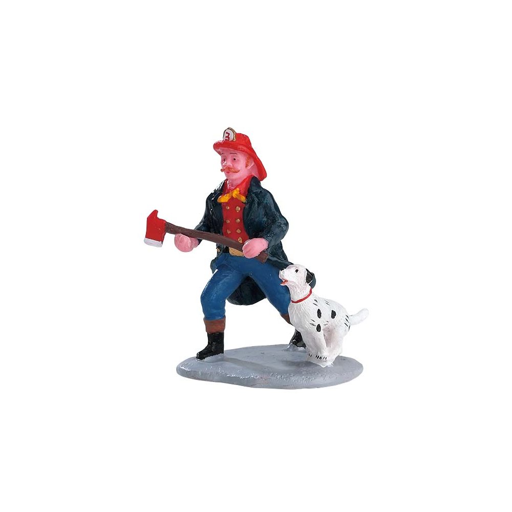 Lemax - Fireman - - Polyresin - 0728162327512
