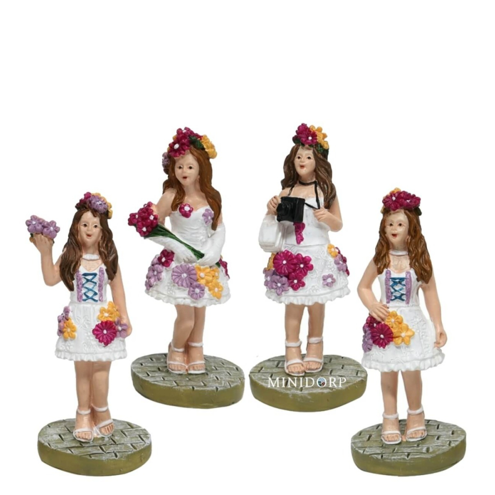 Floraville - Flower Girls - Set van 4