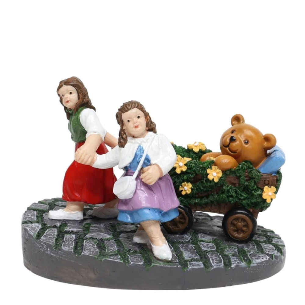 Floraville - Mother with Children on a Walk