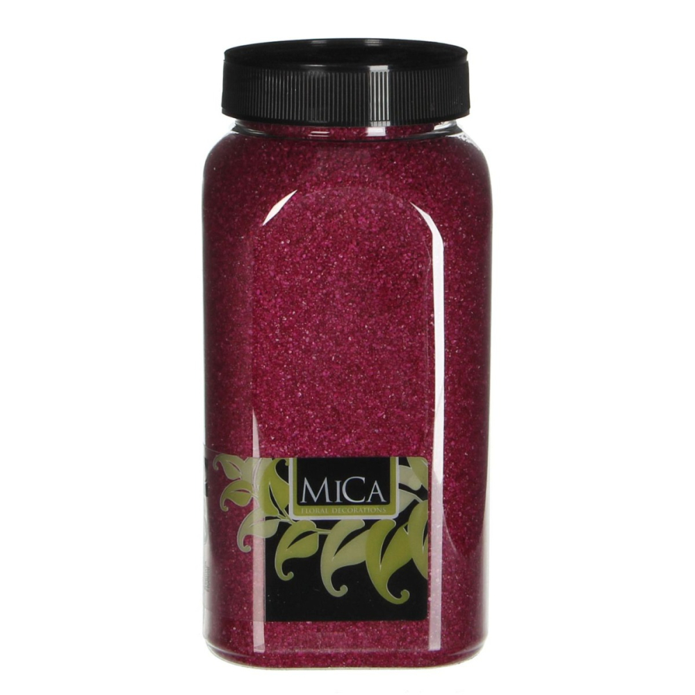 Fuchsia Decoratie Zand 650ml - Mica Decorations -   - Zand -  8711473581928