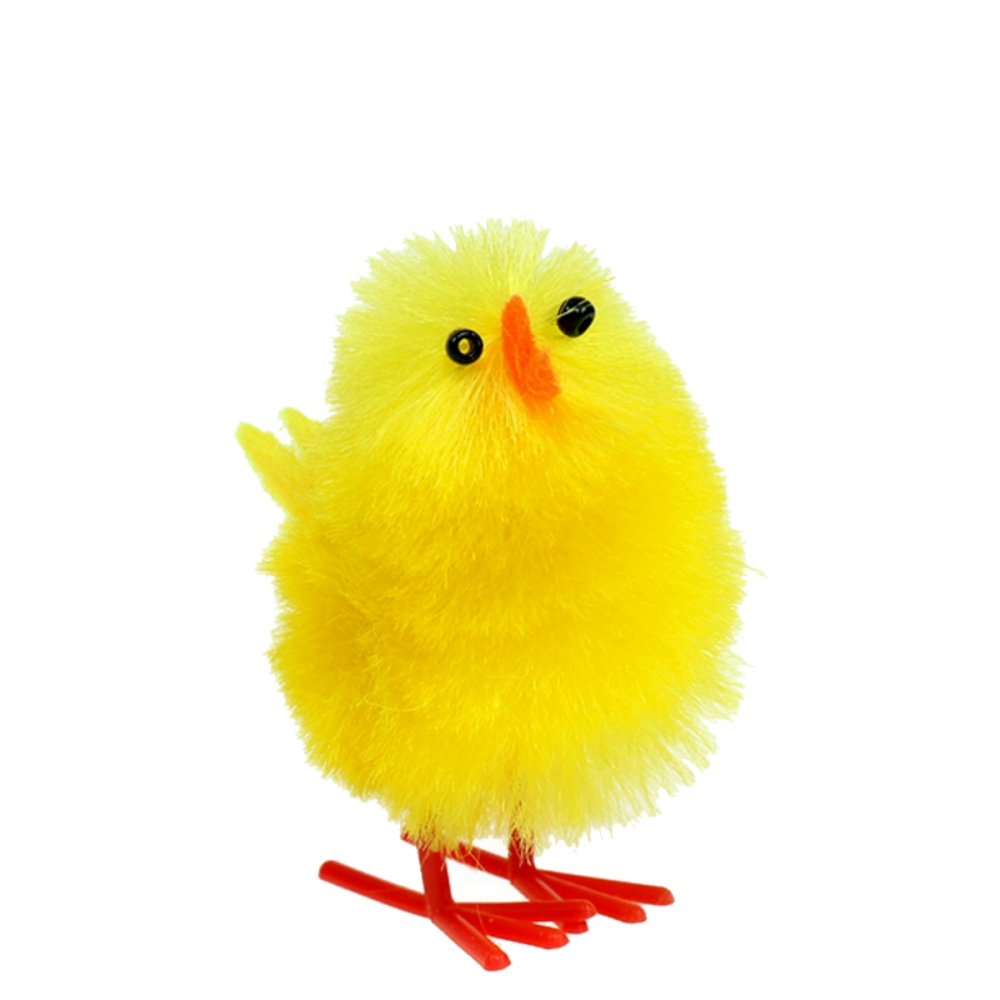 Geel Kuiken Chenille - 3cm - - Chenille -