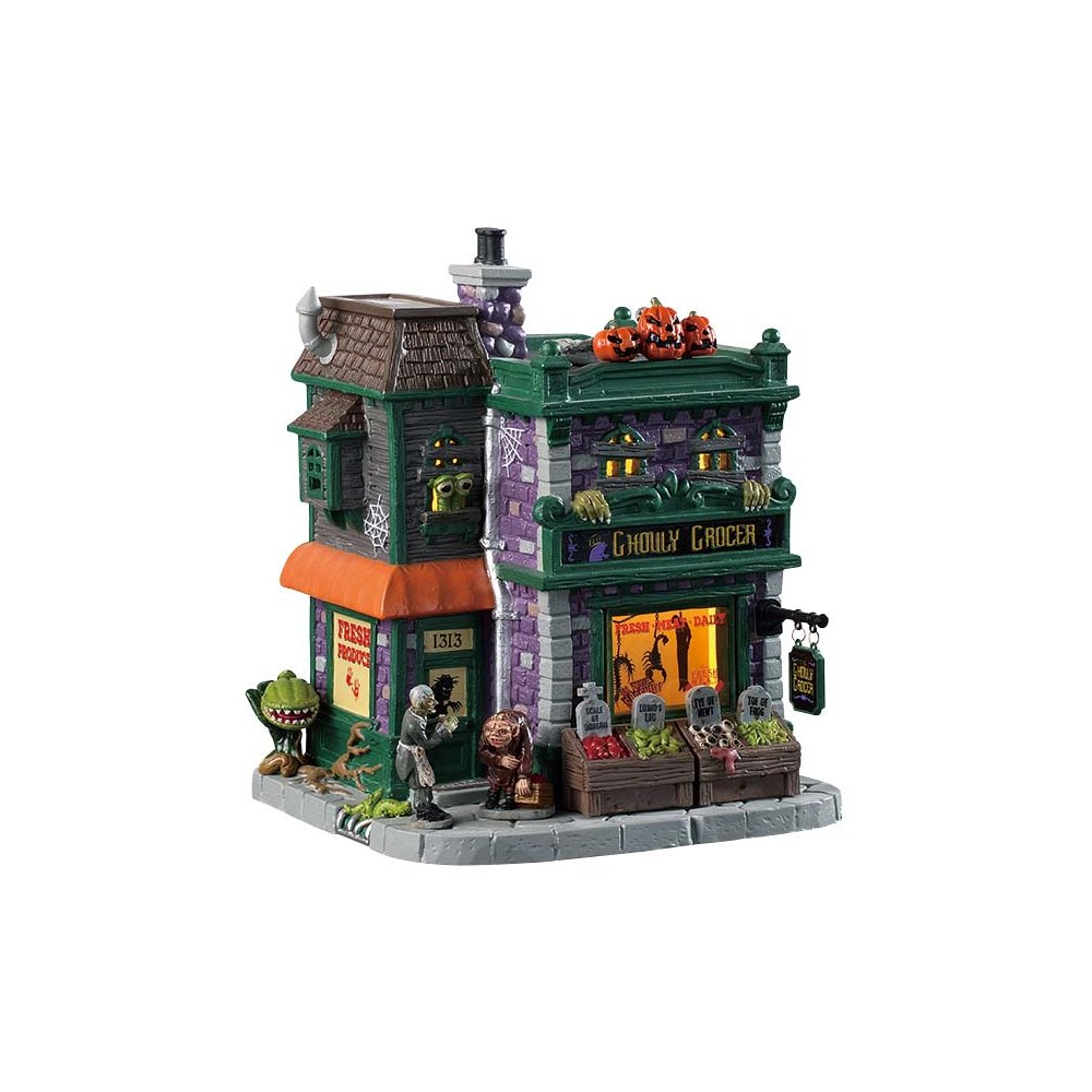 Spooky Town - Ghouly Grocer - - Porselein - 0728162954589