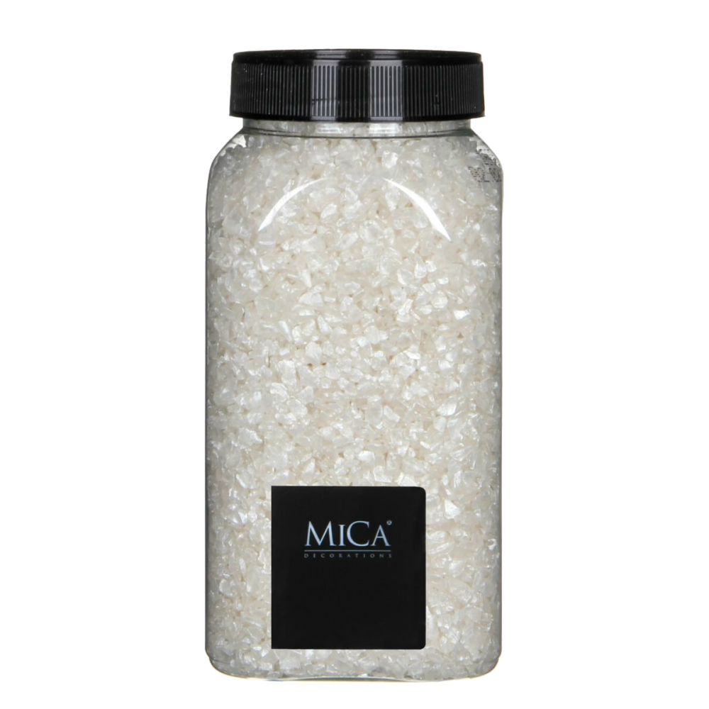 Glas Brokken Klein Creme - 650ml - Mica Decorations