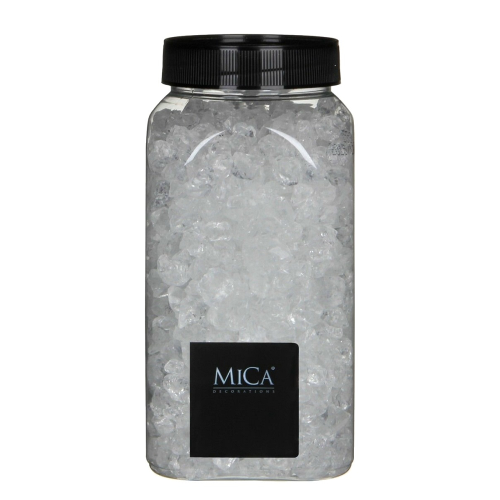 Glas Brokken Transparant Medium - 650ml - Mica Decorations