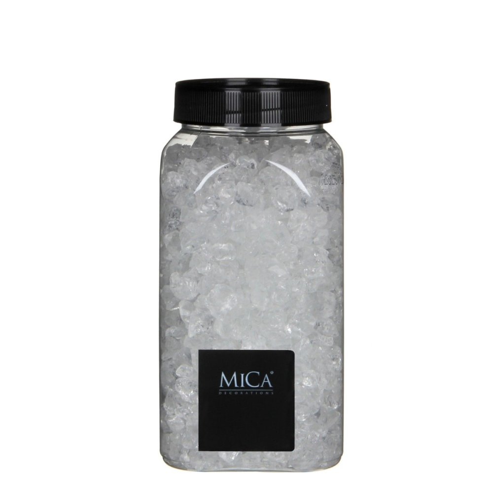Glas Brokken Transparant Medium 650ml - Mica Decorations - - Glas - 8711473581980