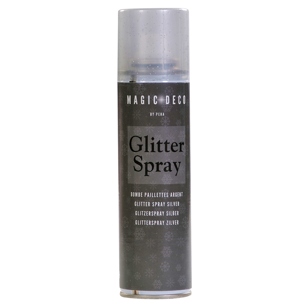 Glitterspray Zilver - Magic Sprays - - - 8712953262306