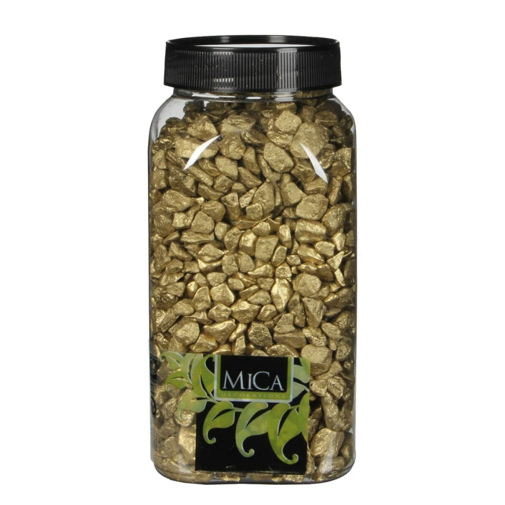 Gouden Decoratie Steentjes - 650ml - Mica Decorations