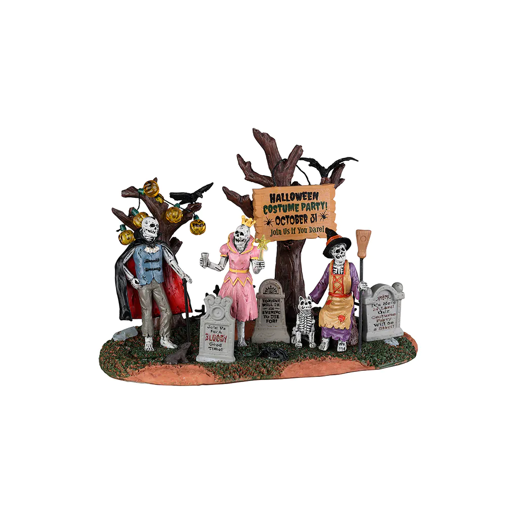 Spooky Town - Graveyard Costume Party -   - Polyresin -  0728162235824