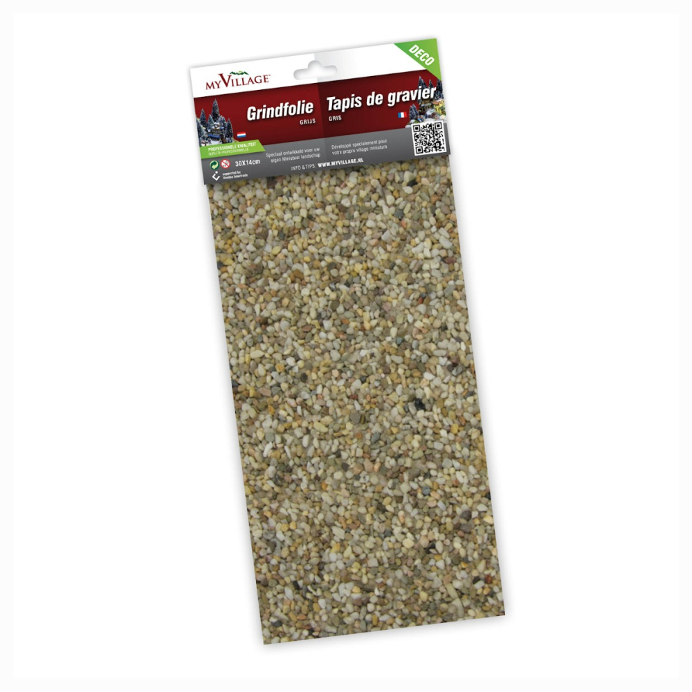 Grindfolie 30x14cm - My Village - - -