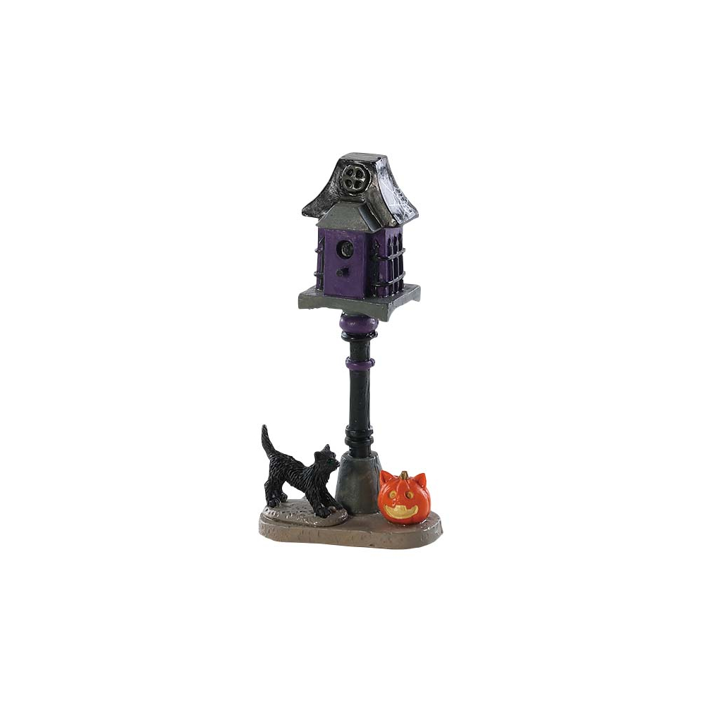 Spooky Town - Haunted Birdhouse Purple - - Polyresin - 0728162843388