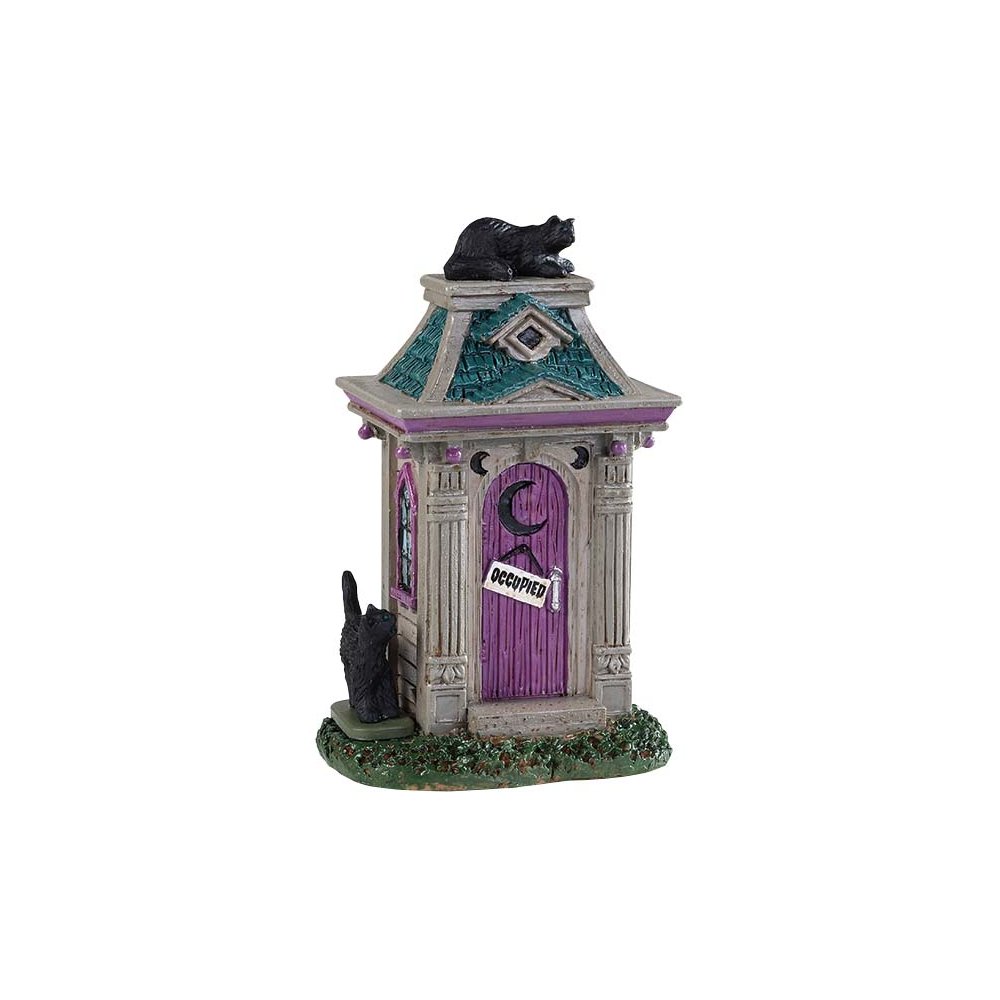 Spooky Town - Haunted Outhouse - - Polyresin - 0728162945235