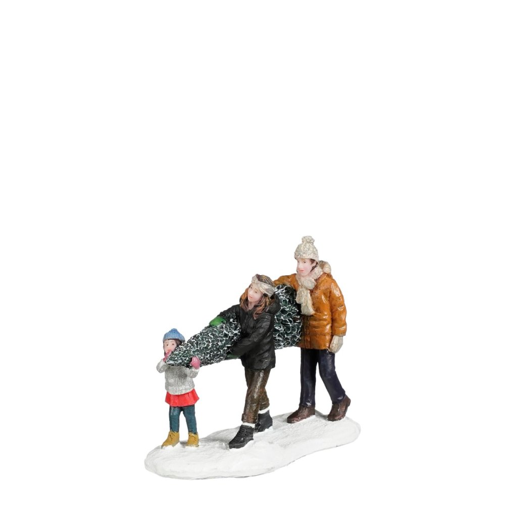 Luville - Helping Mom and Dad with the Tree - - Polyresin - 8720967773664