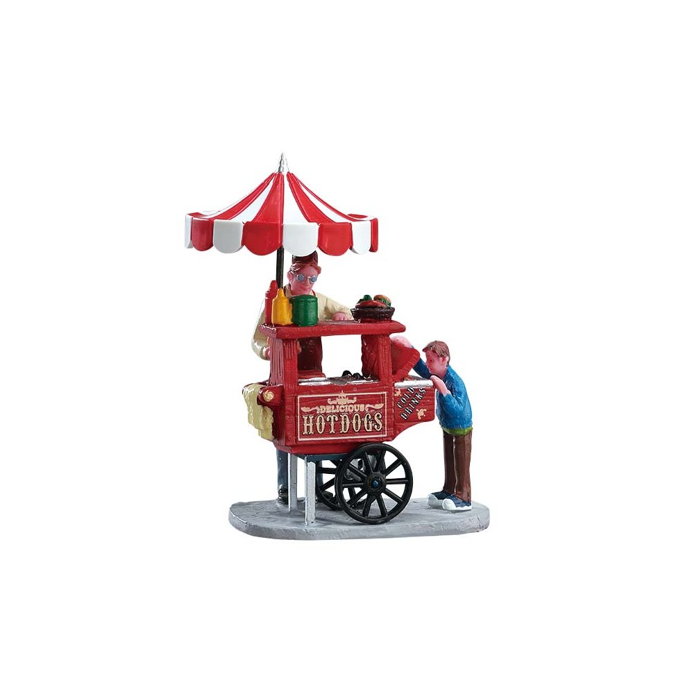 Lemax - Hot Dog Cart - - Polyresin - 0728162129321