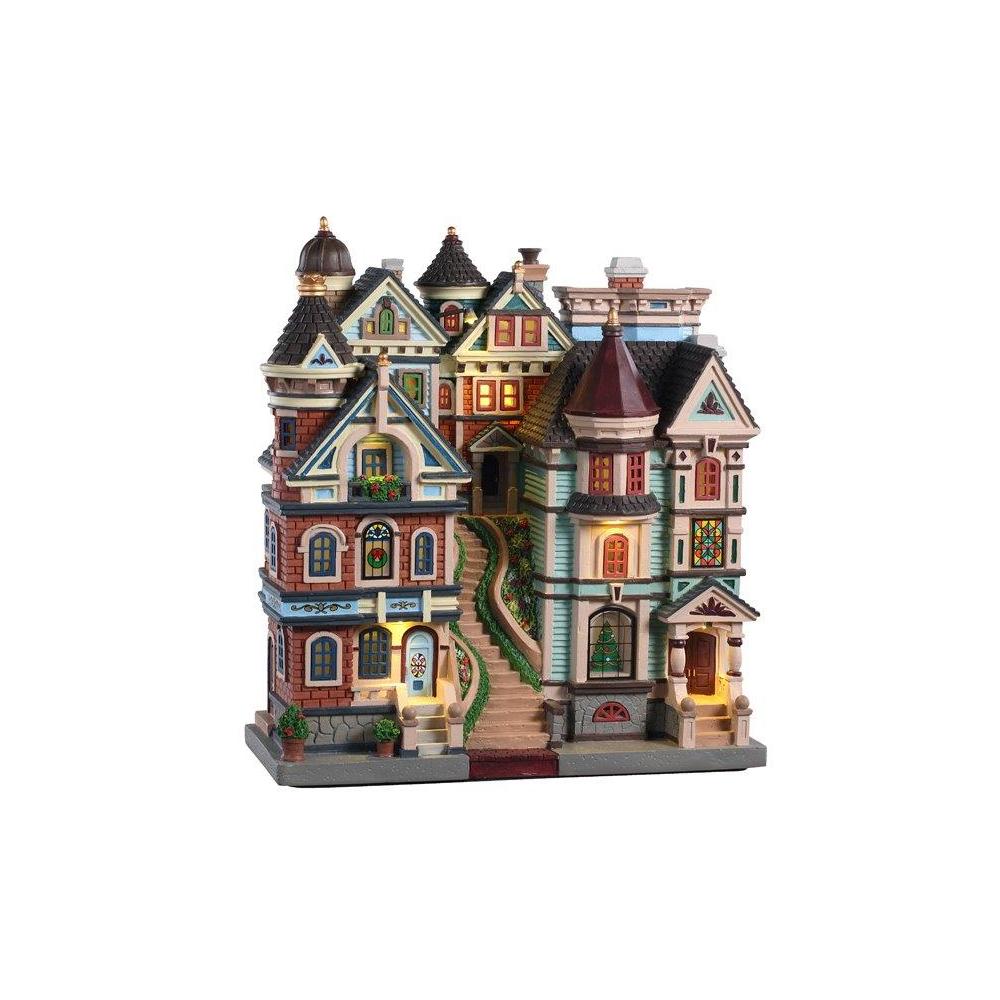 Lemax - Houses of the Hill - - Polyresin - 0728162056177