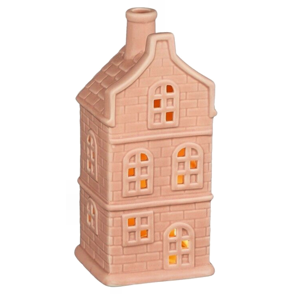 Huisje Keramiek Roze - House of Seasons - - Keramiek -