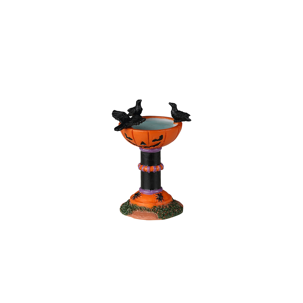 Spooky Town - Jack-o-Latern Birdbath - - Polyresin - 0728162249432