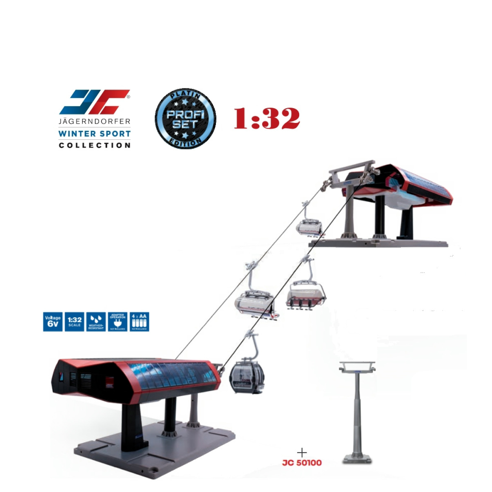 Jägerndorfer - Kabelbaan Profi Set - 1:32 - - -