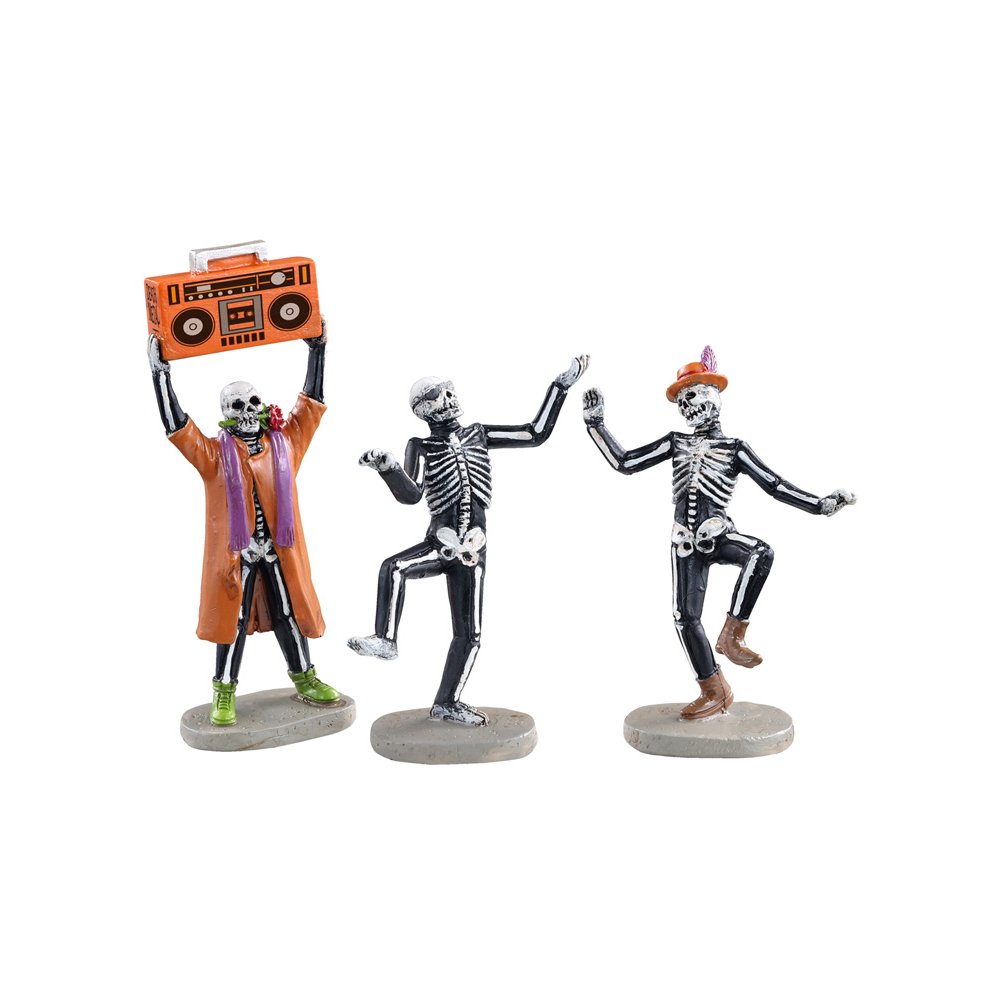 Spooky Town - Jitterbones Dance Party - Set van 3 -   - Polyresin -  0728162120441