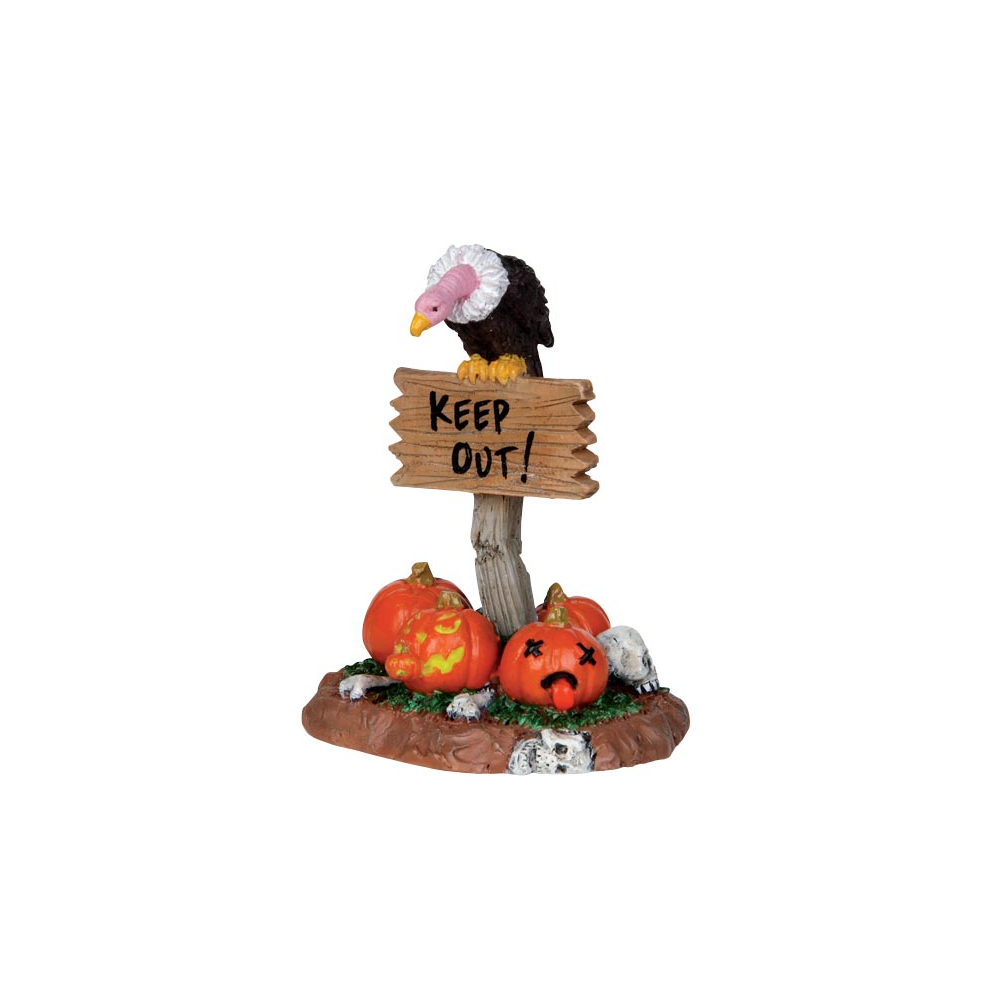 Spooky Town - Keep Out - - Polyresin - 0728162244758