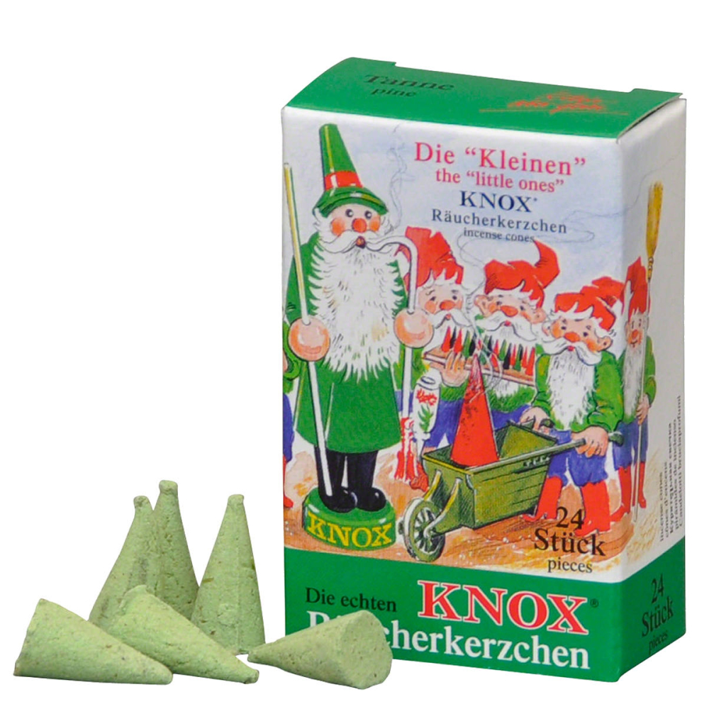 Knox - Mini Wierookkegels Dennengeur S - - Natuurlijk Materiaal -