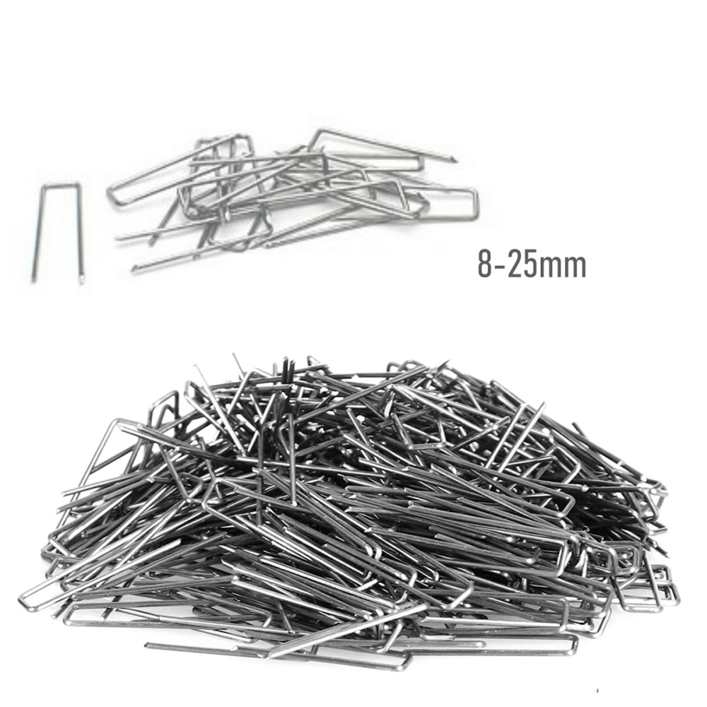 Krammen - Maat 8-25 mm - 100 Stuks - - Metaal -