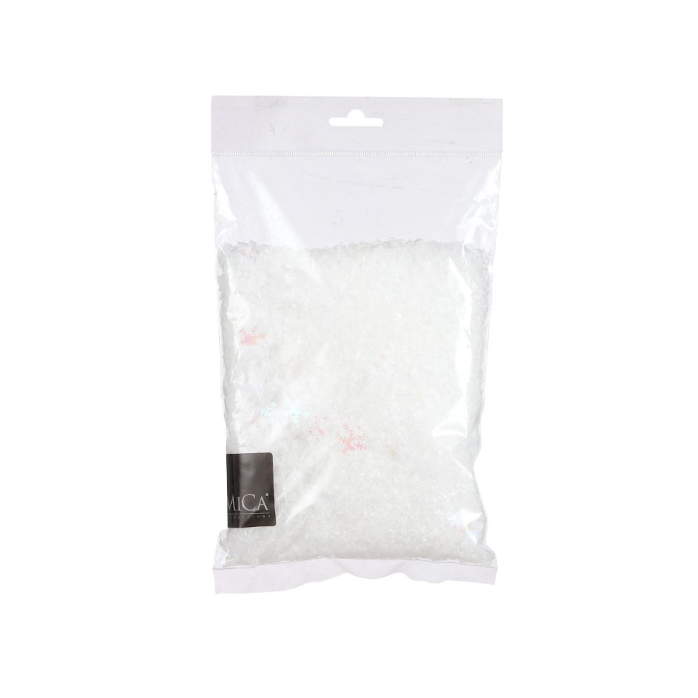Kunstsneeuw Sneeuwvlok Iriserend 100gr - - - 8720362032922