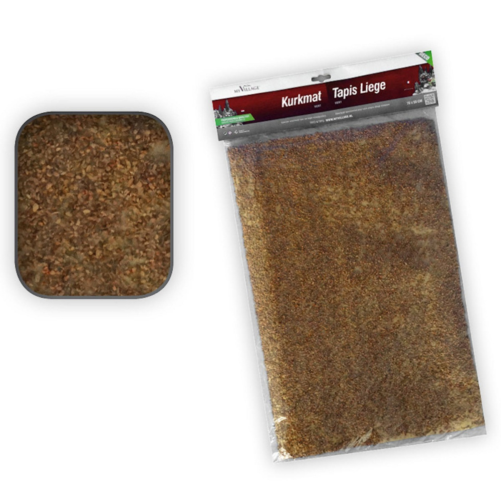 Kurk Mat 70x50cm - My Village -   - Kurk -