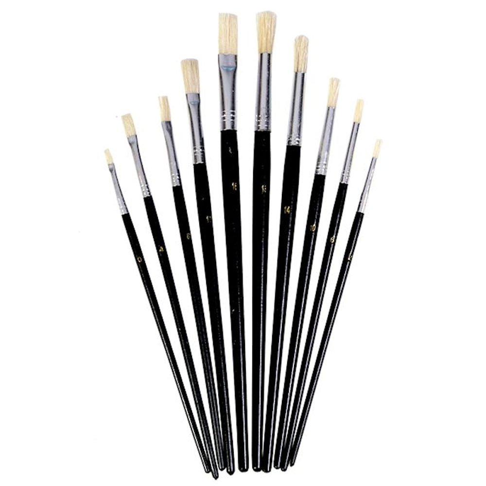 Kwastenset - 10-delig - Mt 2 t/m 18 - - -