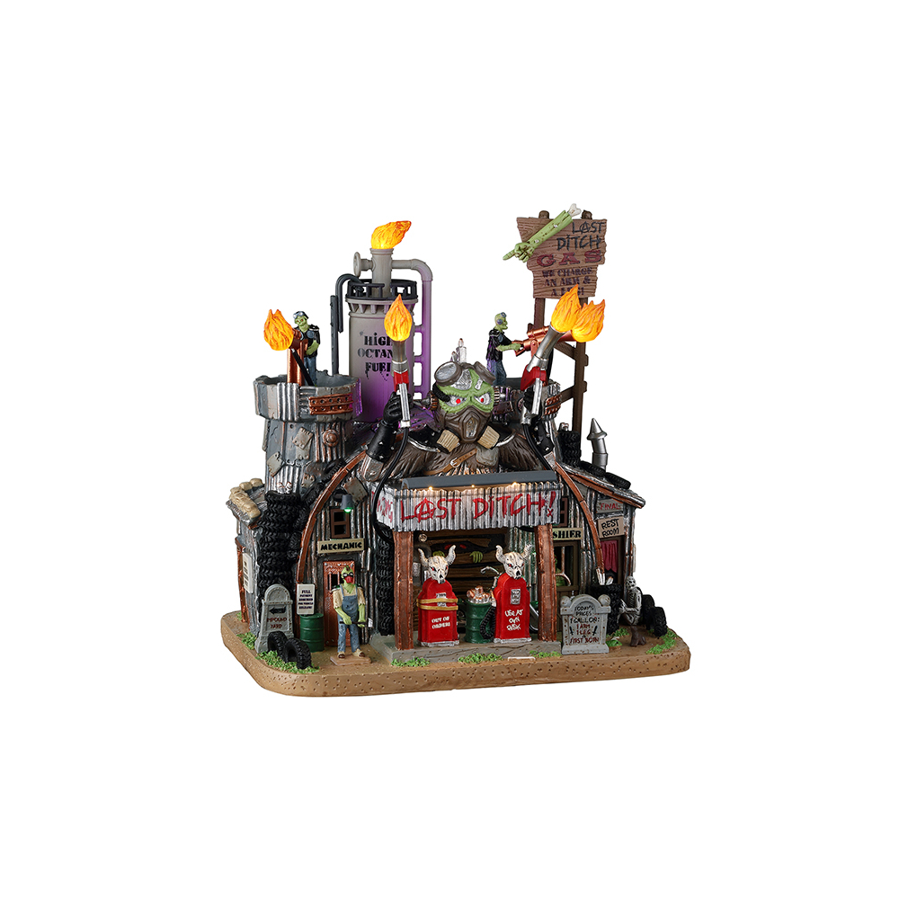 Spooky Town - Last Ditch Gas and Salvage - - Polyresin - 0728162258427