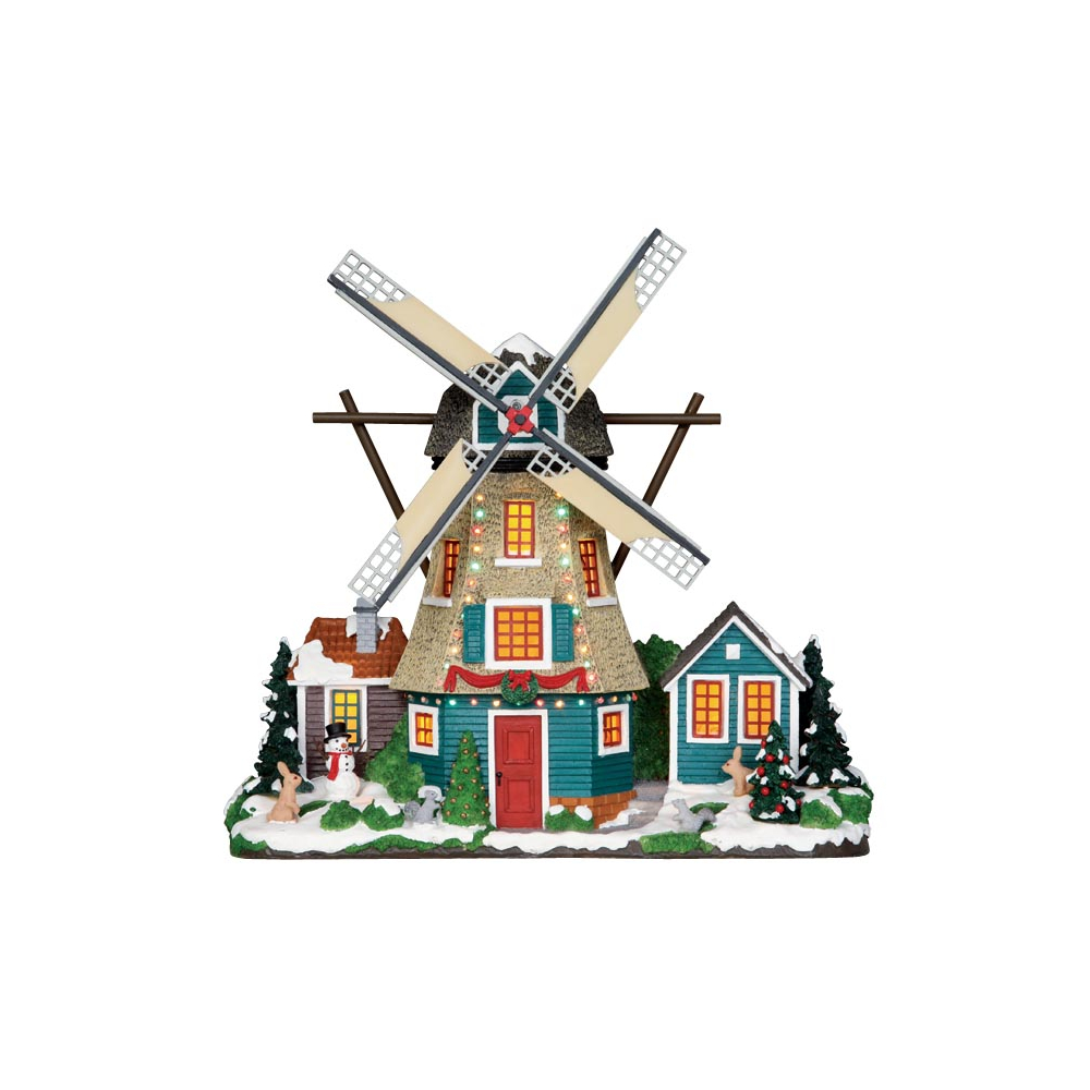 Lemax- Windmill - Façade - - Polyresin - 0728162253330