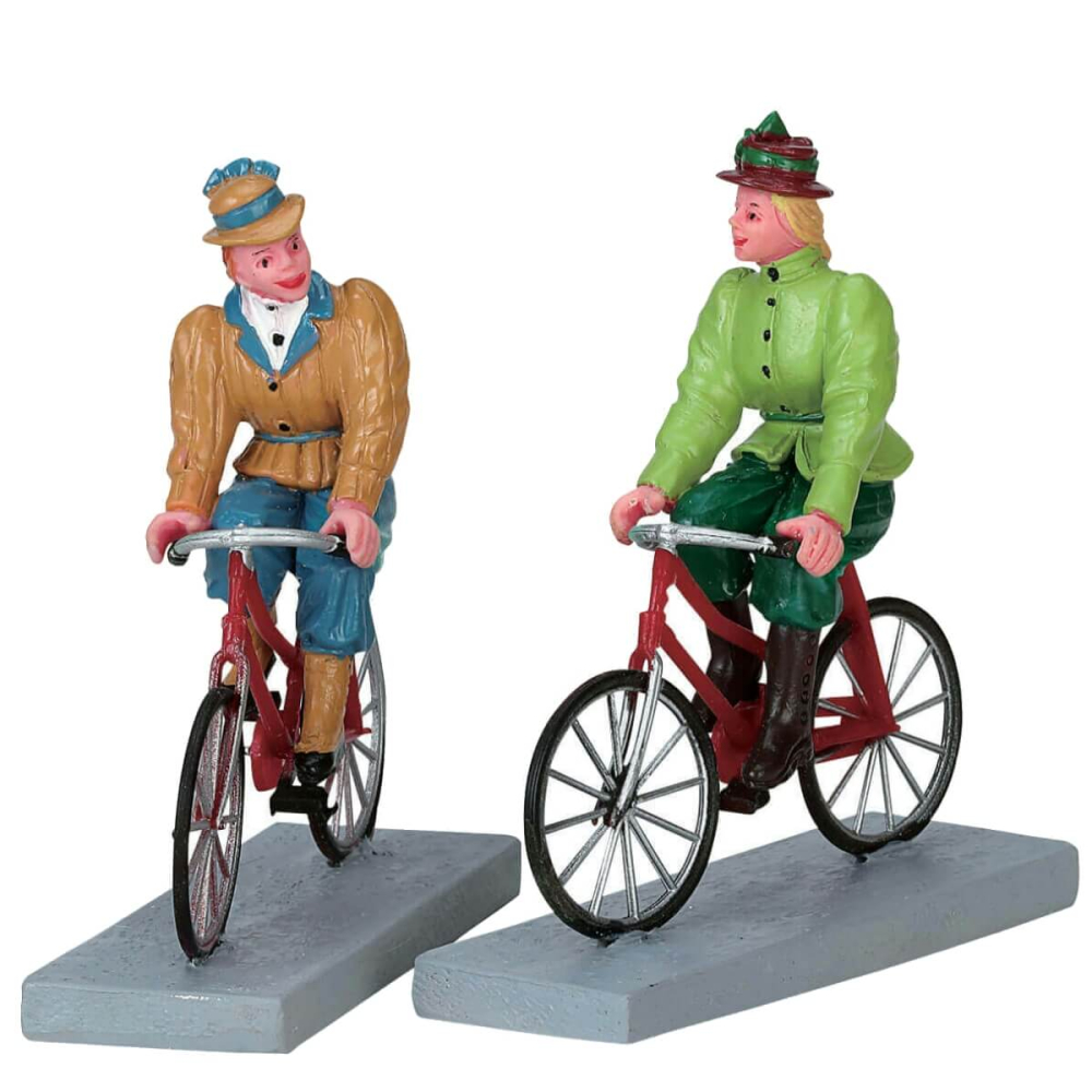 Lemax - Bloomers and Bicycles - Set van 2 - Caddington Village