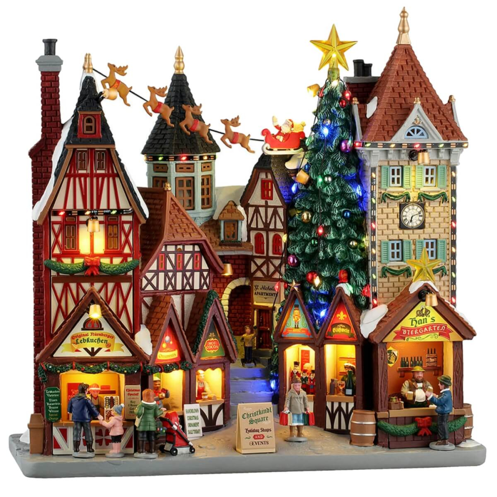 Lemax - Christkindl Square - Façade - Nieuw 2026