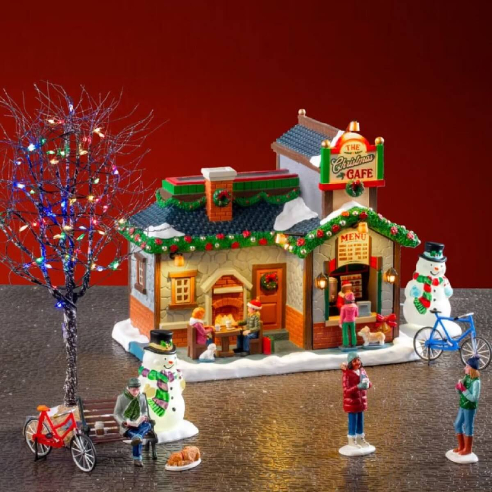 Lemax - The Christmas Cafe Set - Nu Voorverkoop - - Resin - 0728162566751