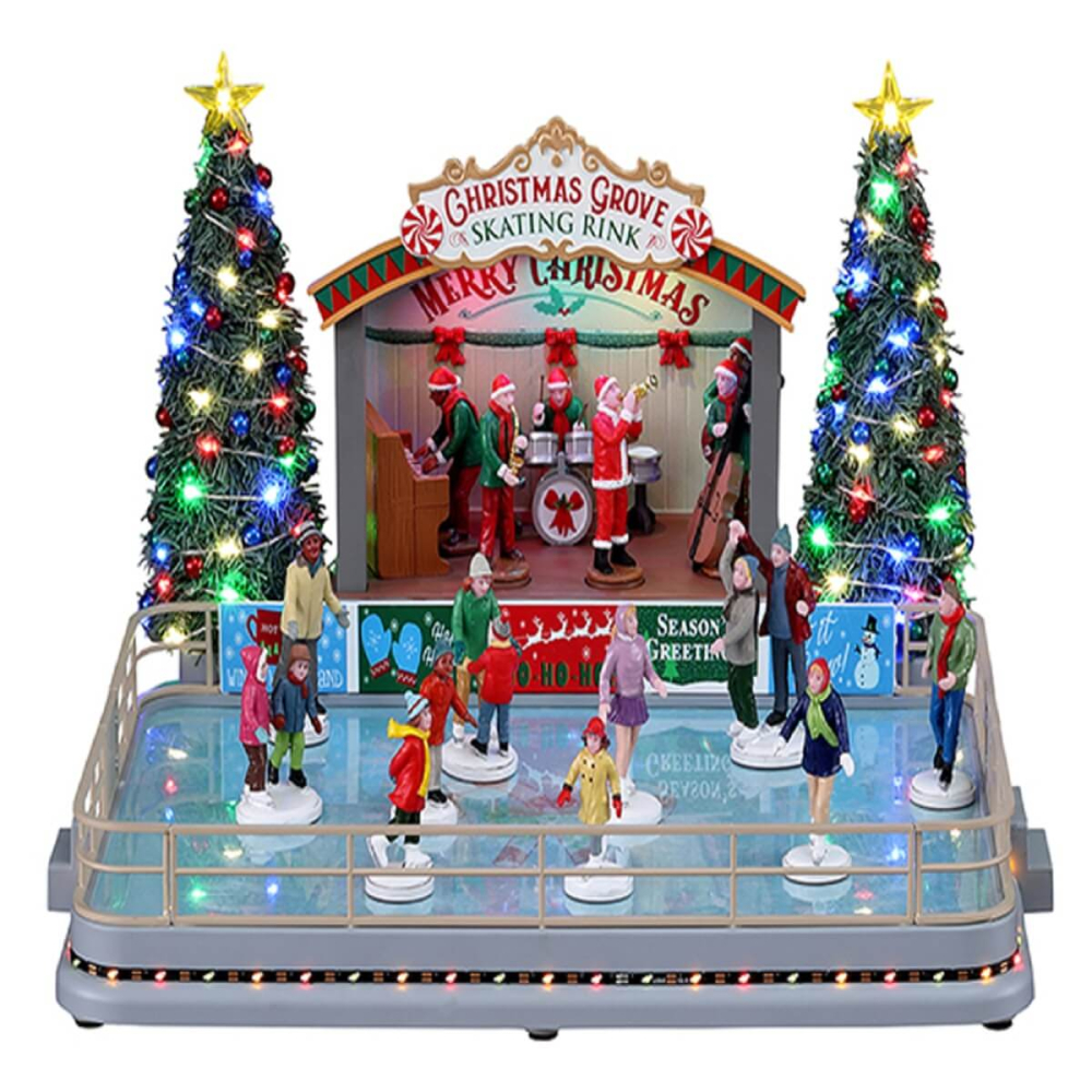 Lemax - Christmas Grove Skating Rink - Nu Voorverkoop - - Kunststof - 0728162148704