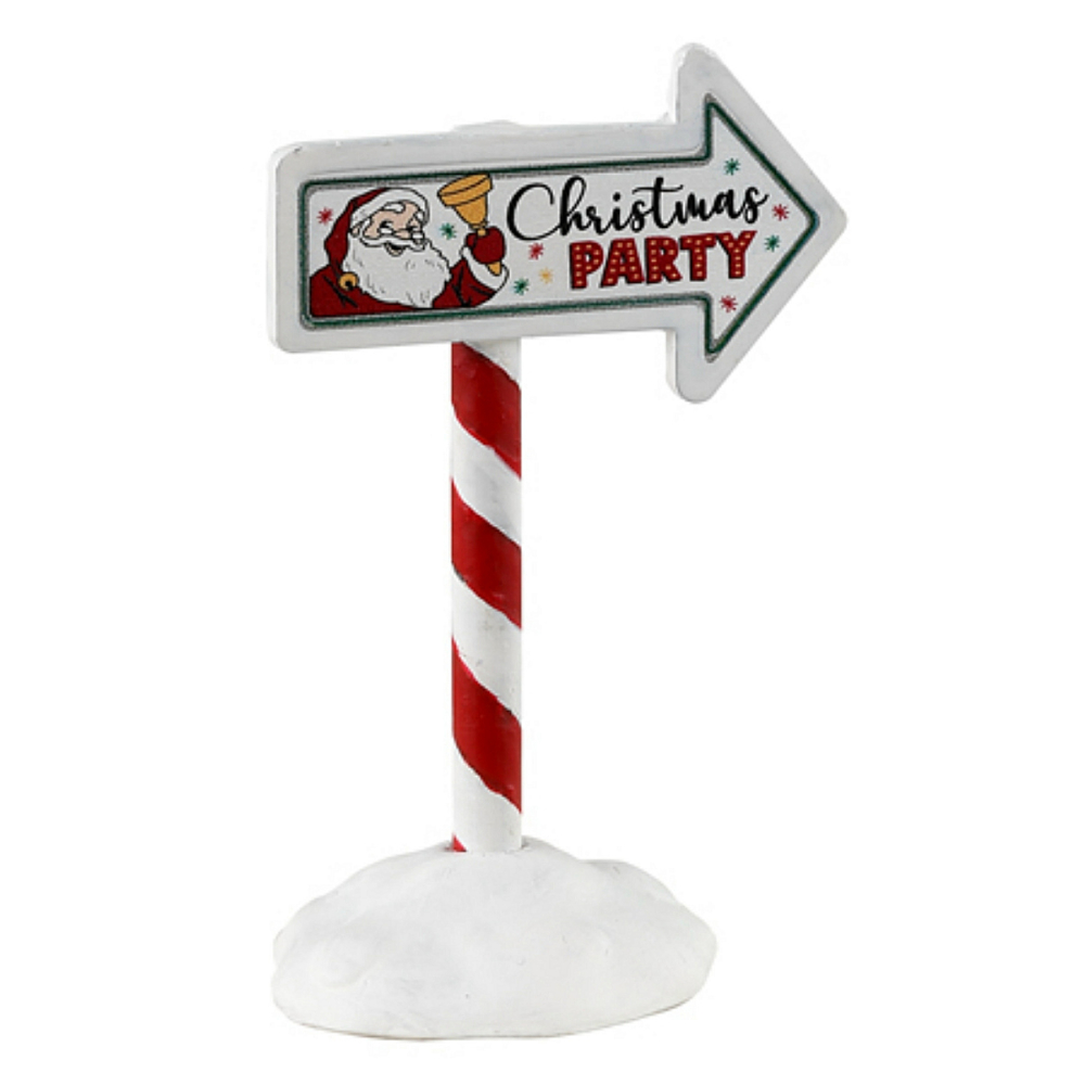 Lemax - Christmas Party Sign - - Metaal - 0728162340931