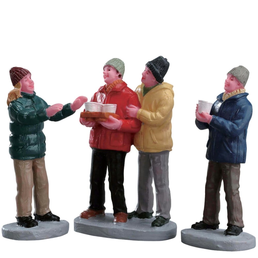 Lemax - Cider Service - Set van 3  -   - Polyresin -  0728162725097