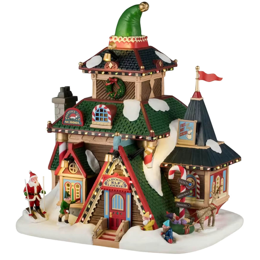 Lemax - Elwood's Elf Lodge - Nu Voorverkoop -   - Resin -  0728162452245