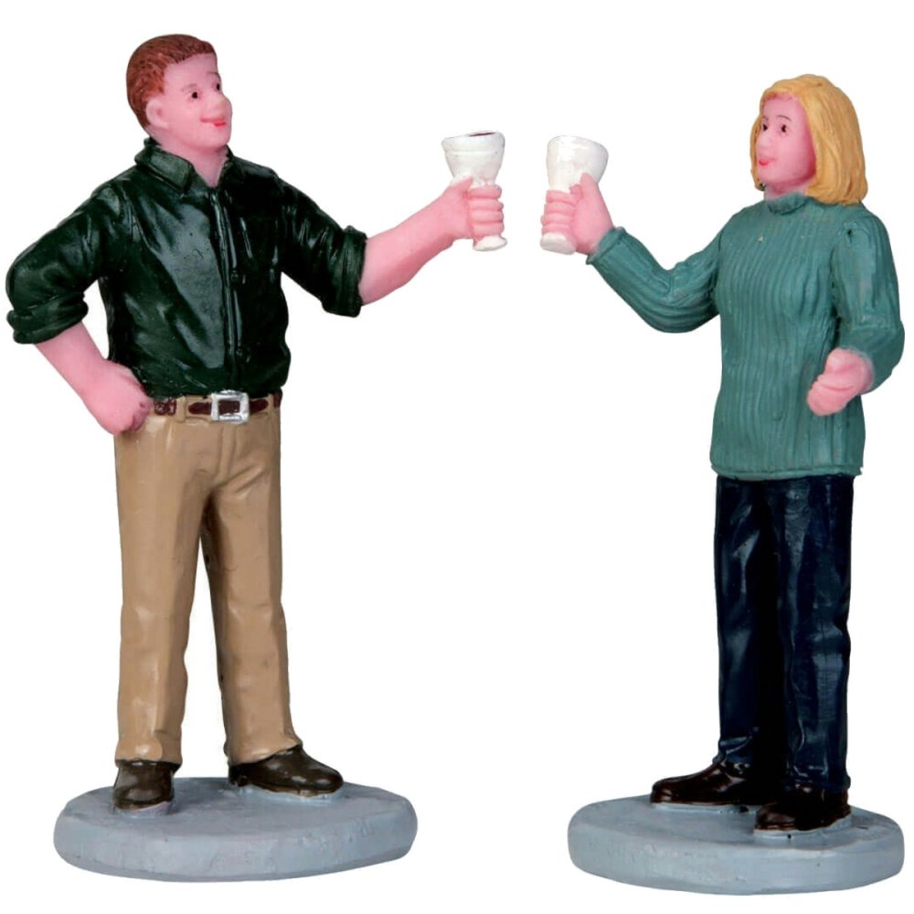Lemax - A Fine Vintage - Set van 2 - - Polyresin - 0728162523860