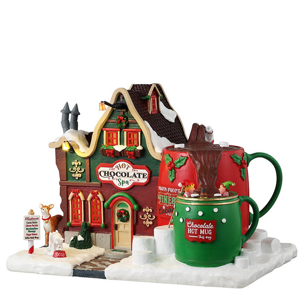 Lemax - Hot Chocolate Spa - - Resin - 0728162350701