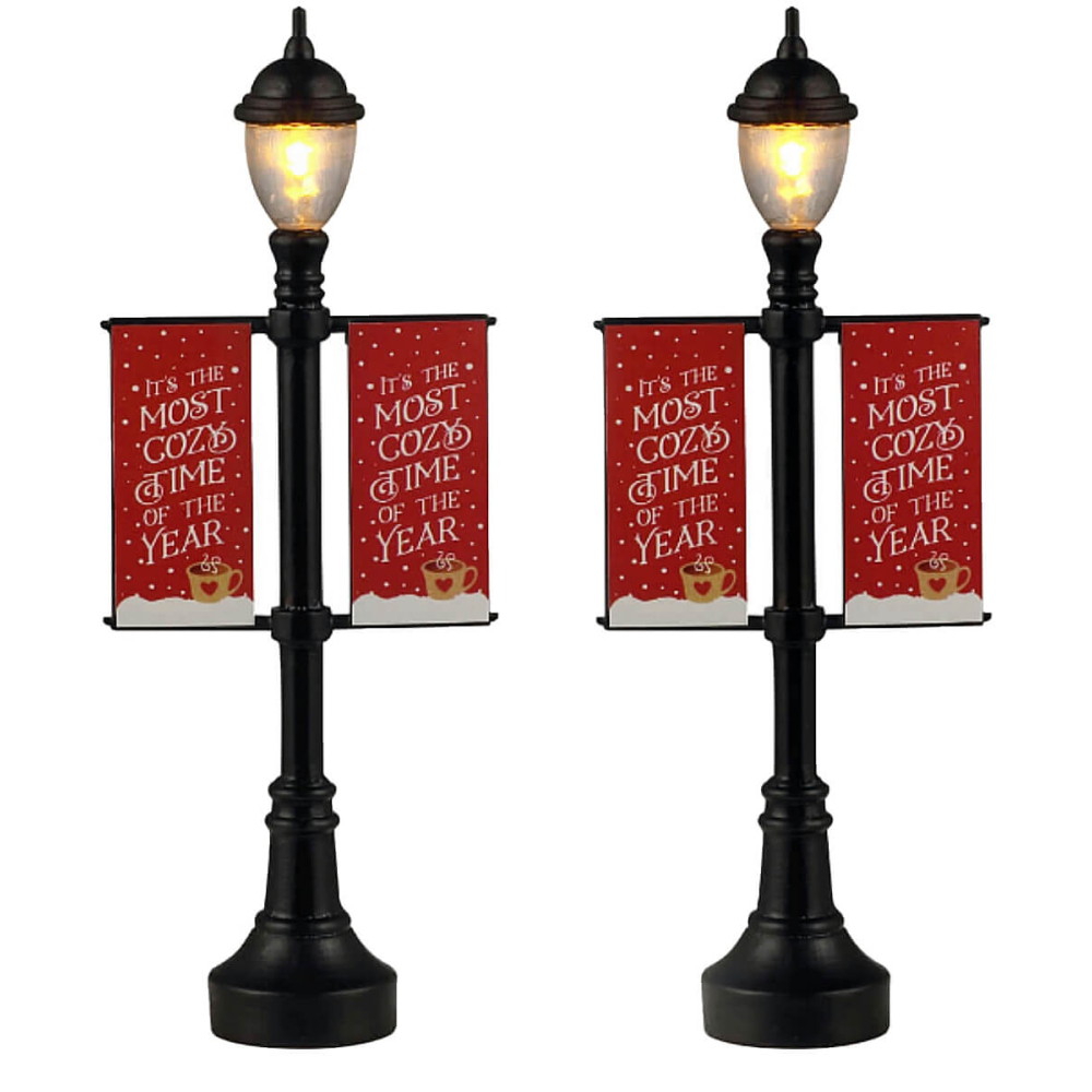 Lemax - Lamp Post Banners - Set van 2