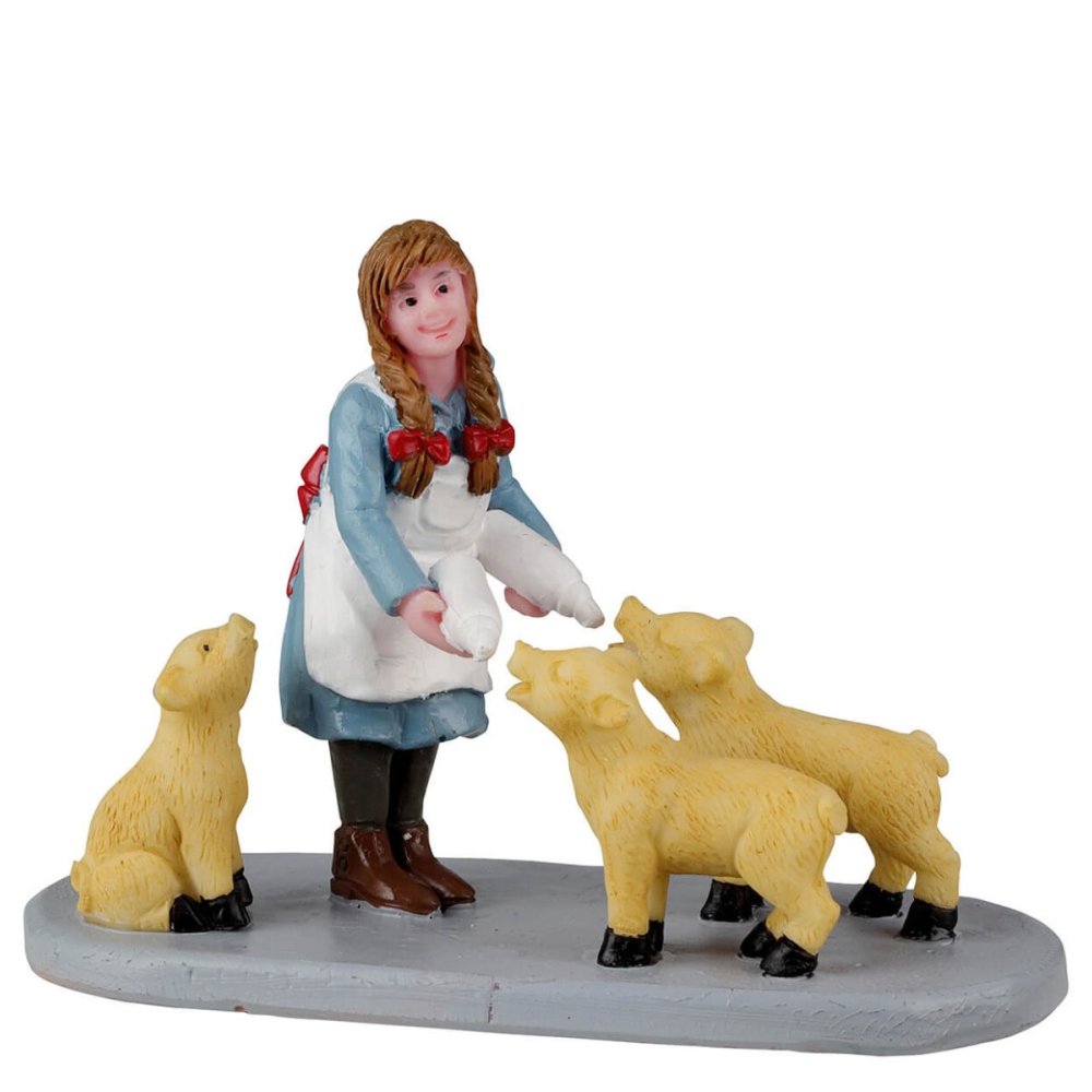Lemax - Lunchtime For Piglets - - Polyresin - 0728162221261