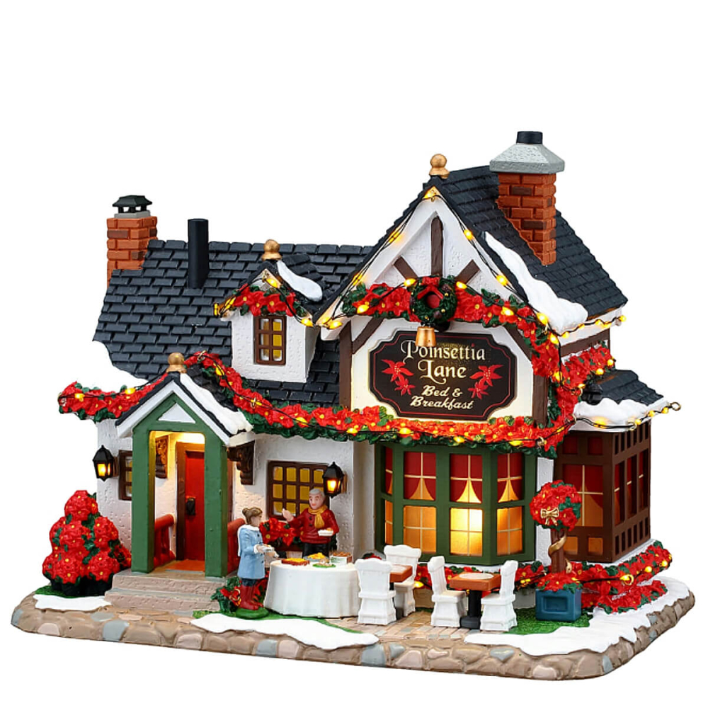 Lemax - Poinsettia Lane Bed & Breakfast