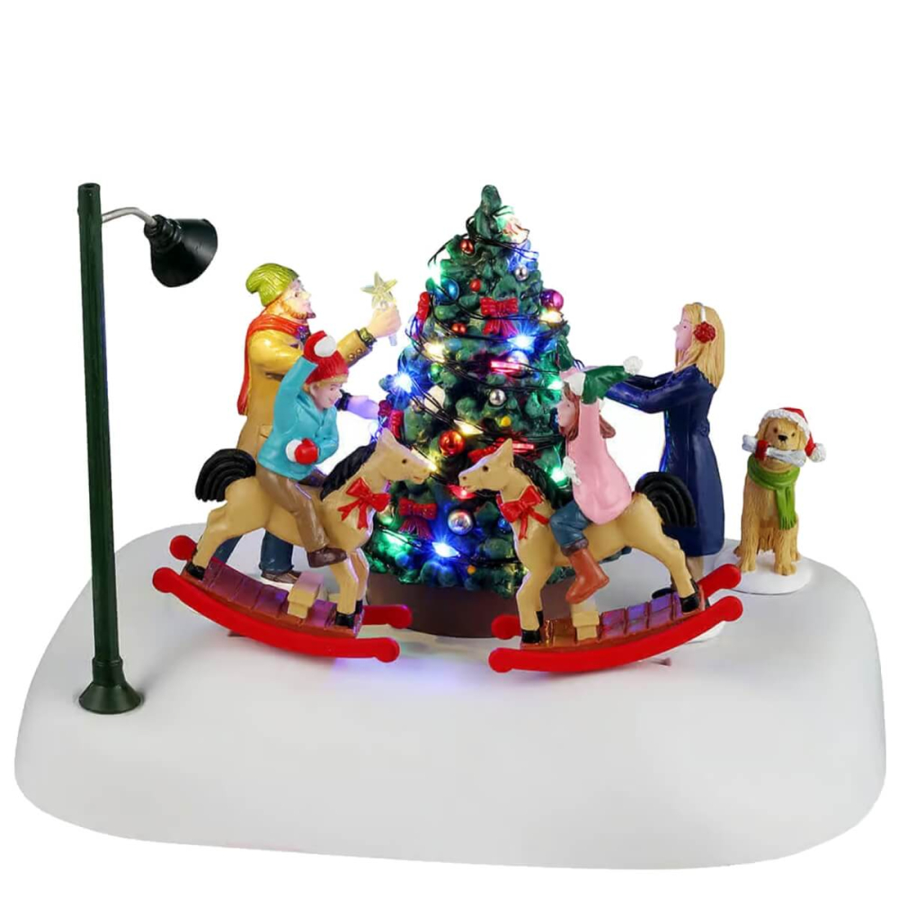 Lemax - Rockin' Around the Christmas Tree - Caddington Village - Met Beweging