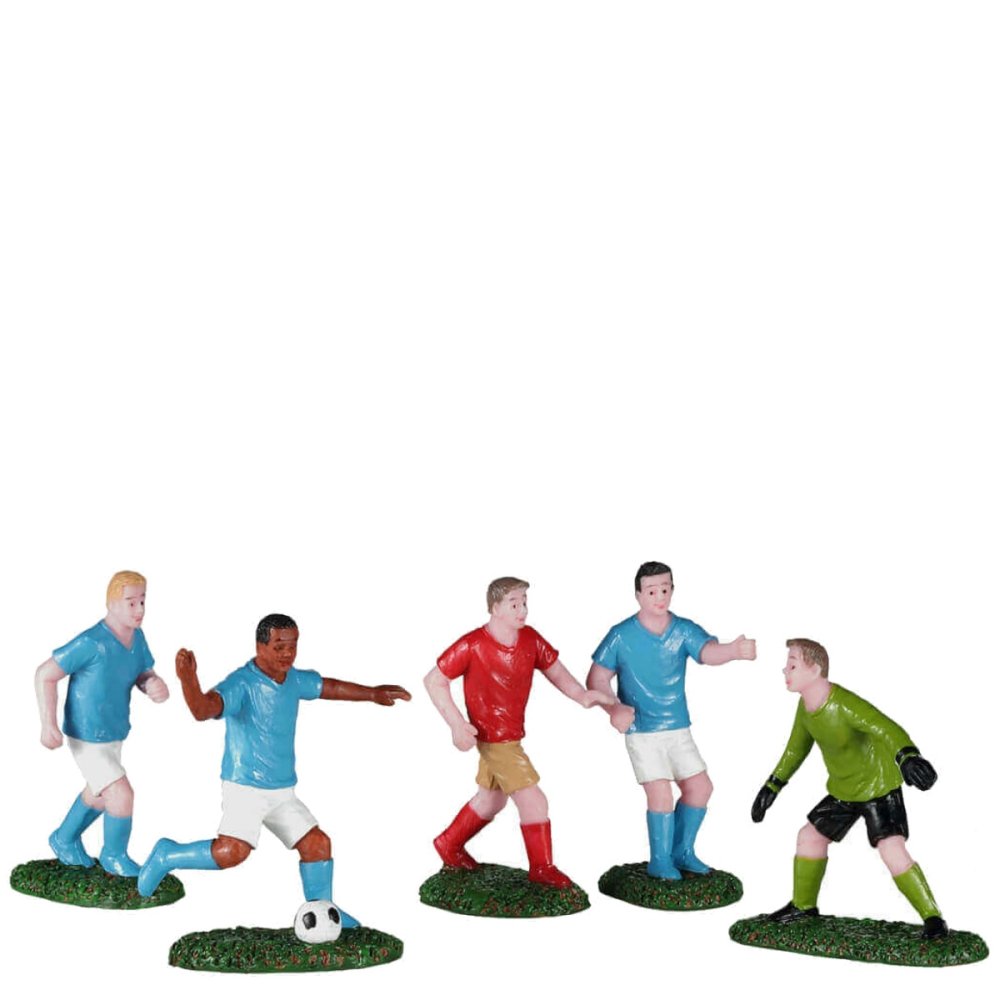 Lemax - Soccer Practice - Set van 5 -   - Polyresin -