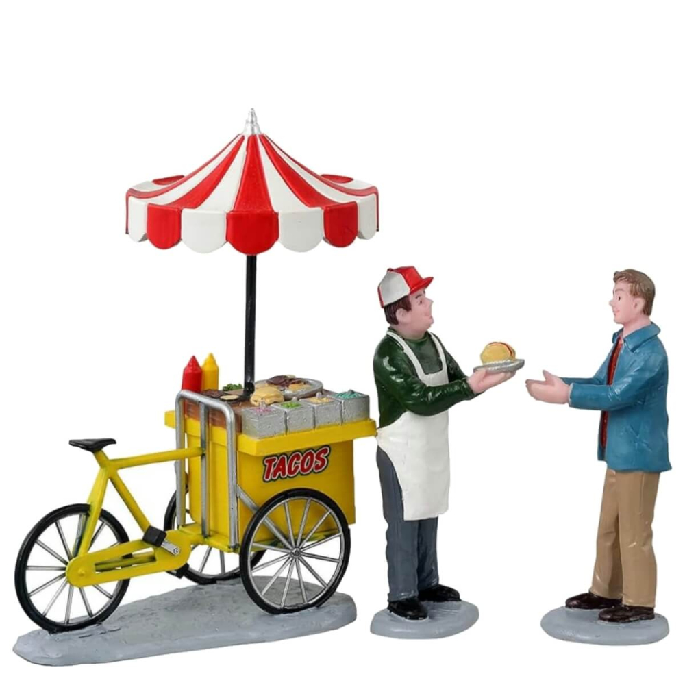 Lemax - Taco Cart - Set van 3 - Caddington Village