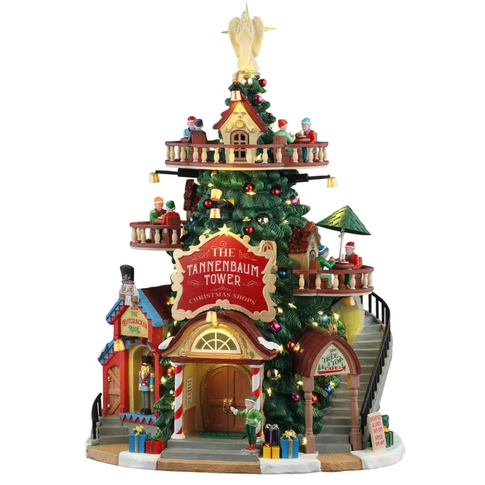 Lemax - The Tannenbaum Tower Christmas Shops - Nu Voorverkoop - - Resin - 0728162553140