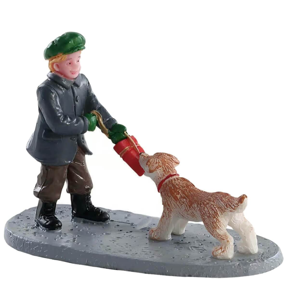 Lemax - Tug of War - Caddington Village